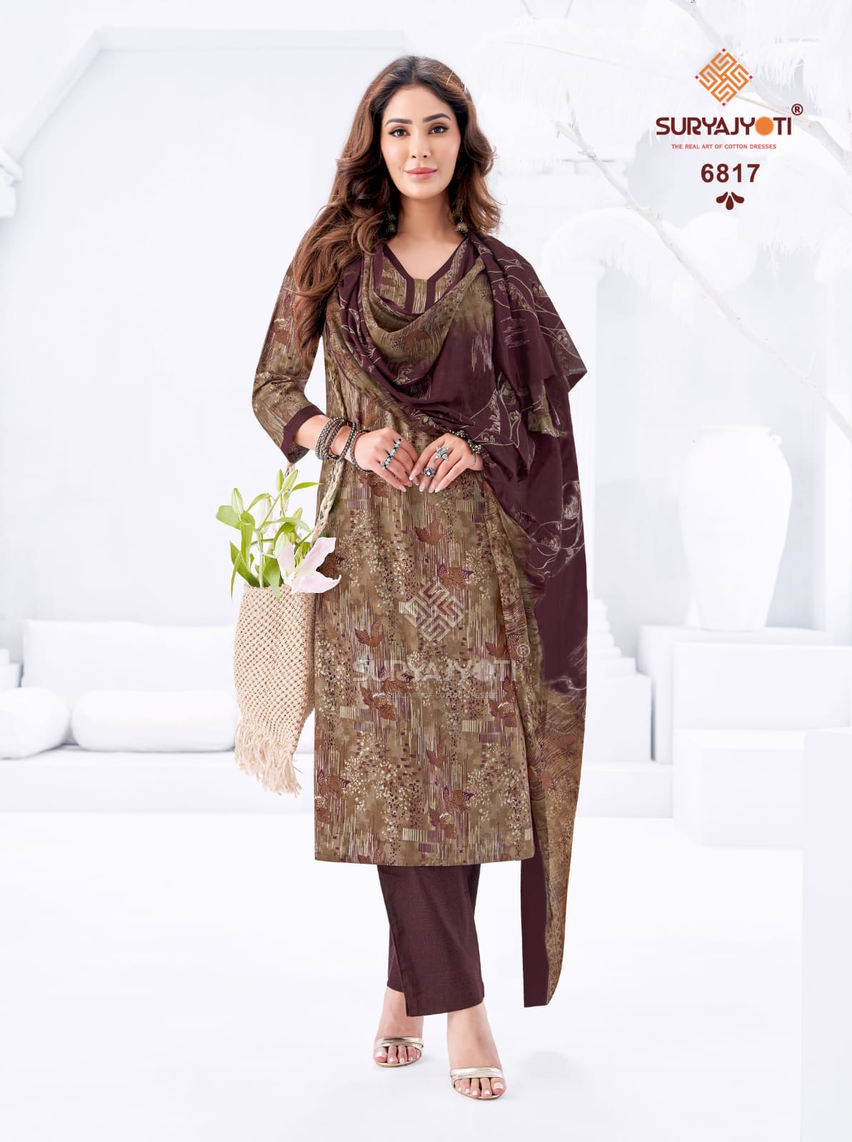 ₹599! Suryajyoti Trendy Cotton Dress Materials
