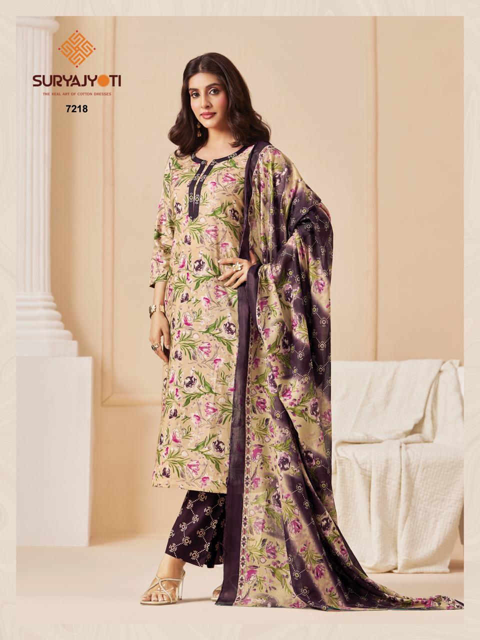 ₹699! Suryajyoti Trendy Cotton Dress Materials