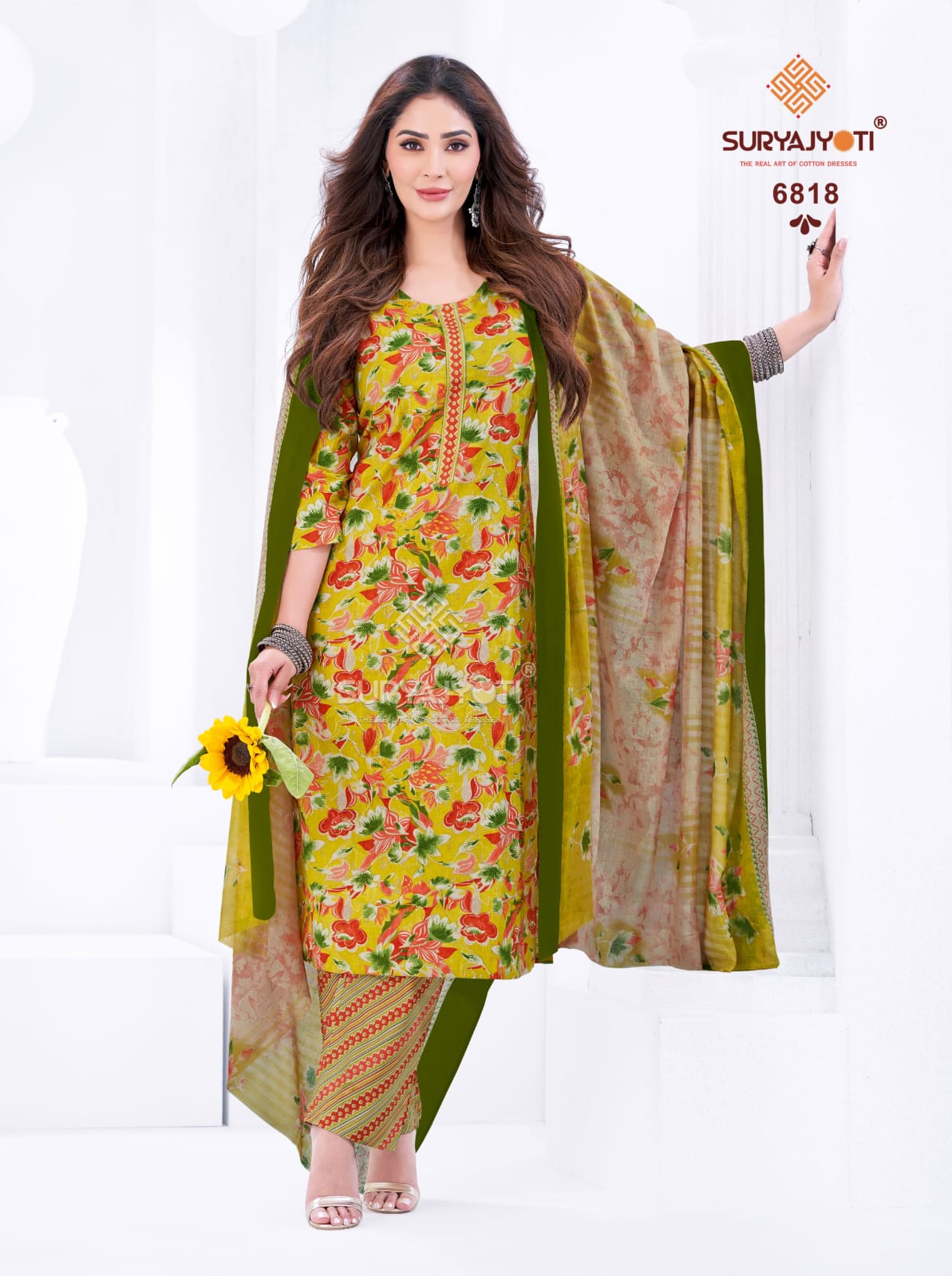 ₹599! Suryajyoti Trendy Cotton Dress Materials