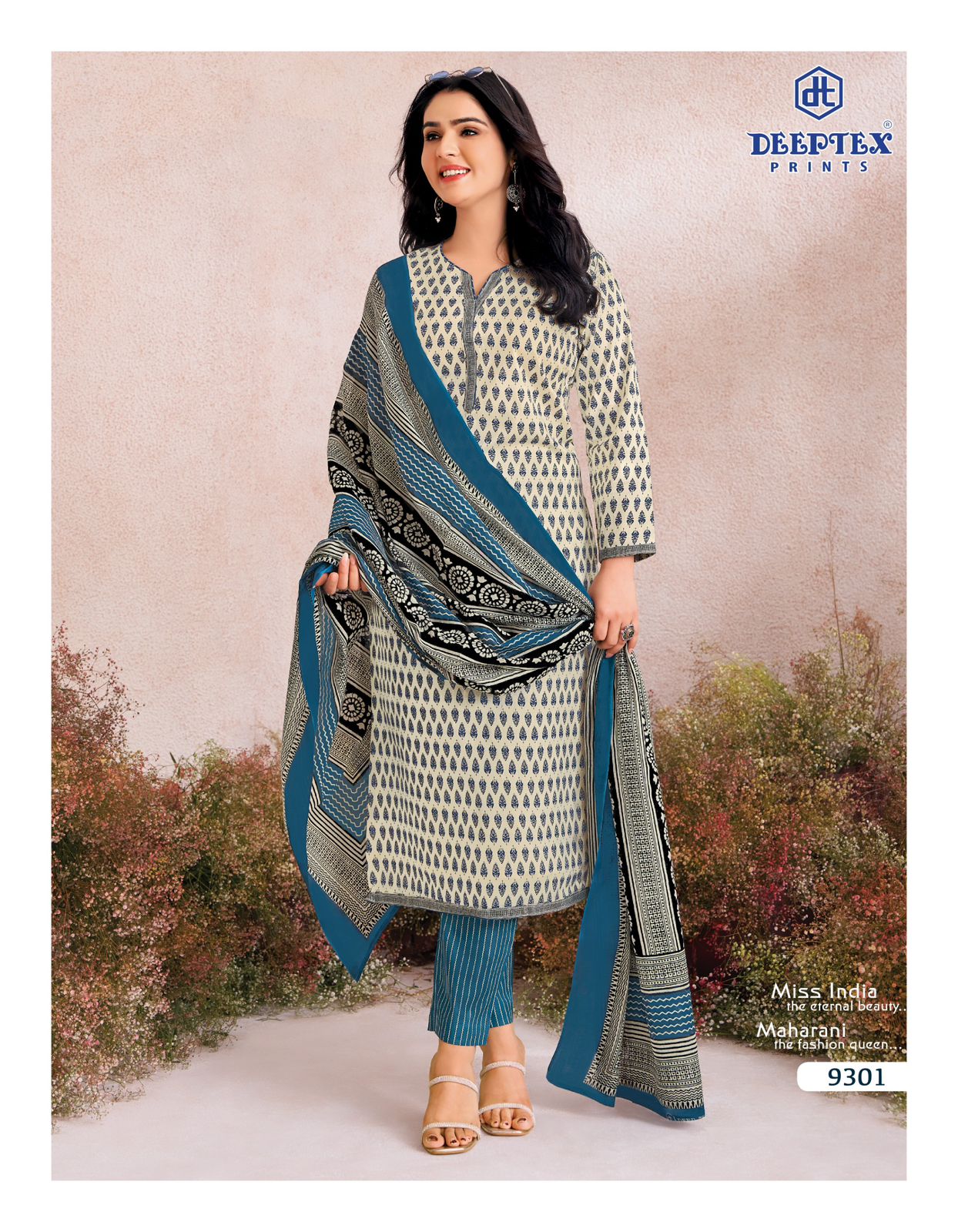₹525! Deeptex cotton printed dress materials