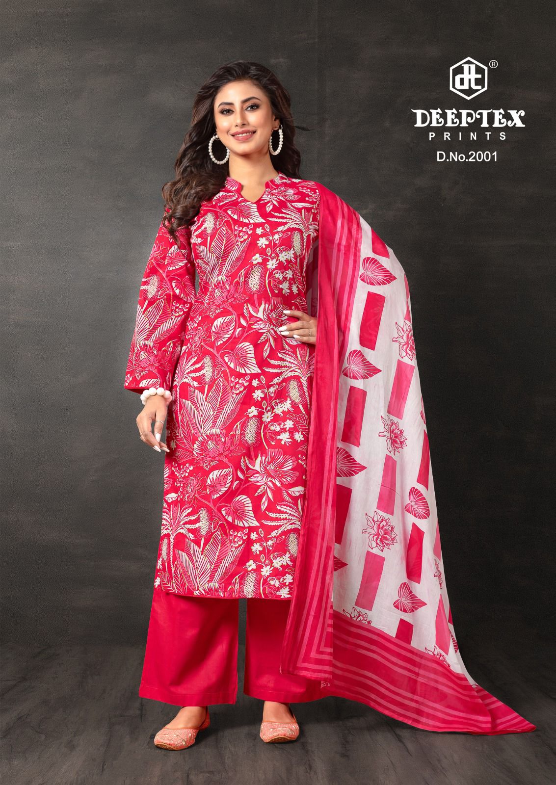 ₹ 599! Deeptex Lawn Cotton Dress Materials