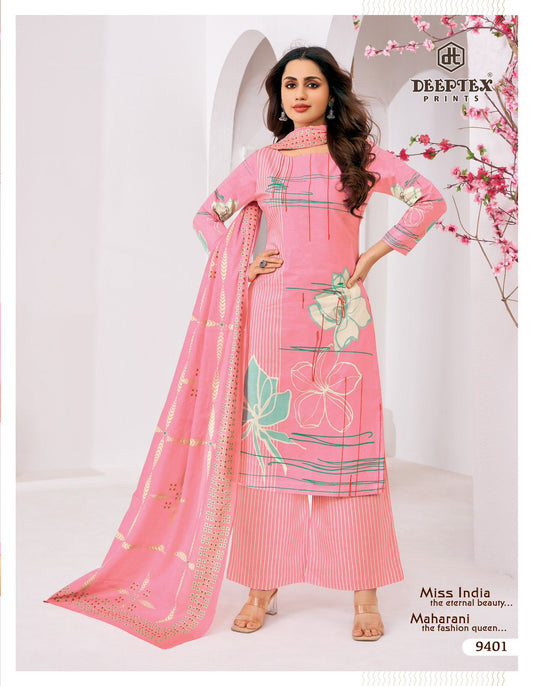 ₹525! Deeptex cotton printed dress materials