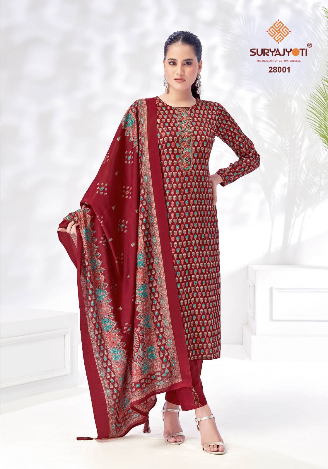 ₹1099! Suryajyoti cotton designer suits