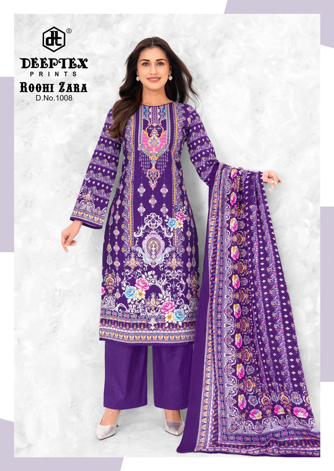 ₹625! Deeptex Karachi  Cotton Printed Dress Materials