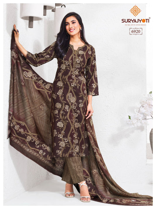 ₹599! Suryajyoti Trendy Cotton Suits