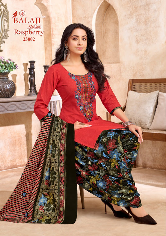 ₹699! Jiafashion Embroidery Cotton Dress Materials
