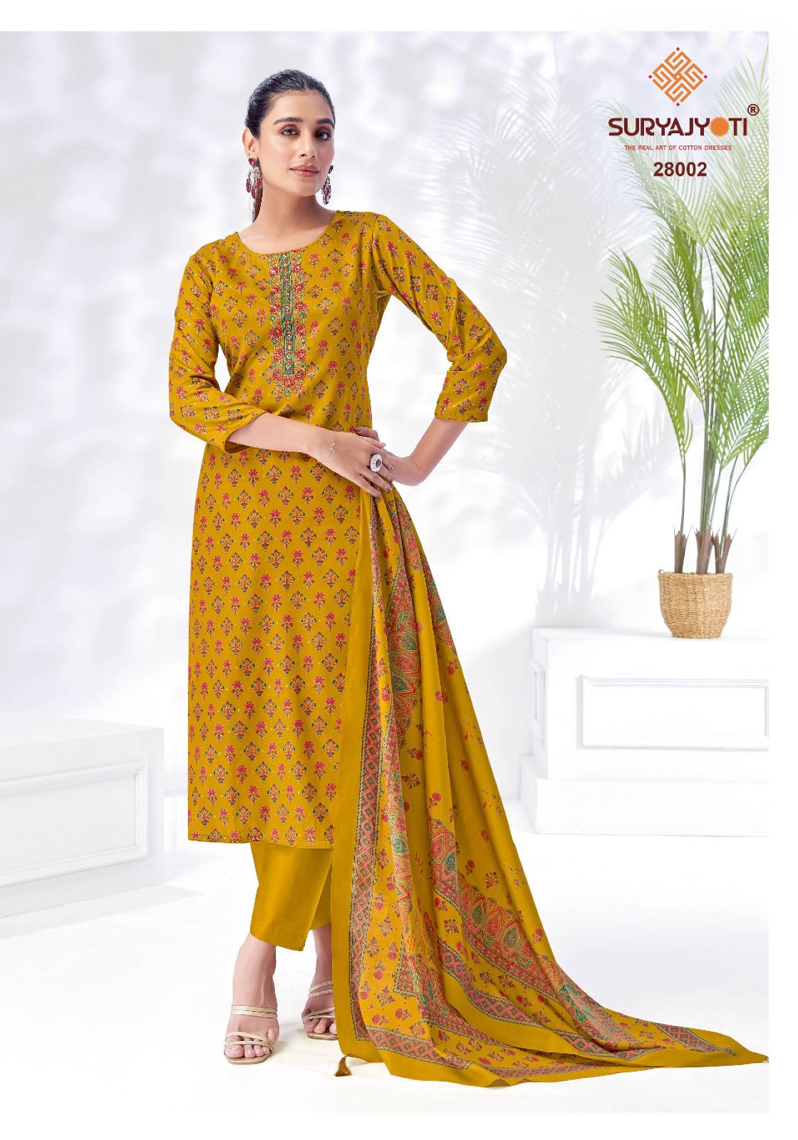 ₹1099! Suryajyoti cotton designer suits
