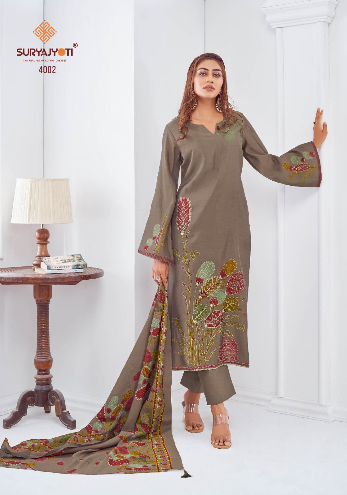 ₹1199! Jiafashion Silk Designer Dress Materials