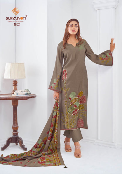 ₹1199! Jiafashion Silk Designer Dress Materials