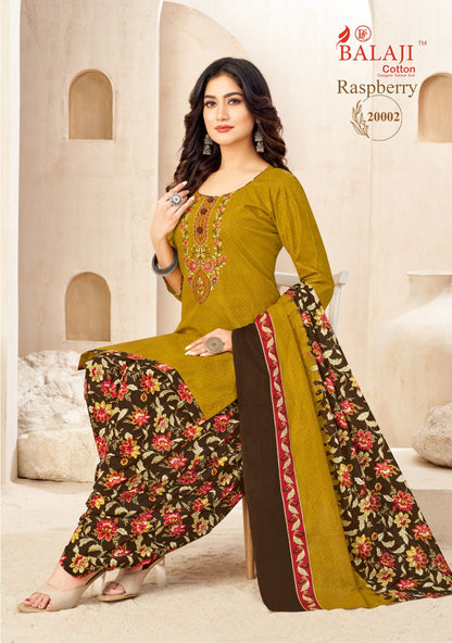 ₹699! Jiafashion Embroidery cotton dress materials
