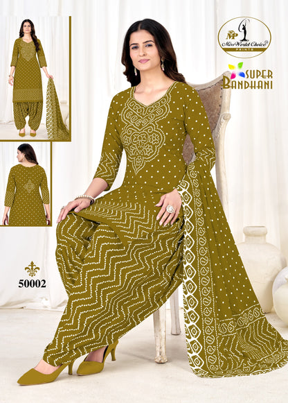 ₹525! Jiafashion Cotton Bandhani Materials