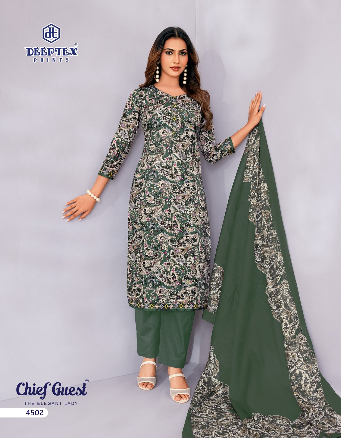 ₹625! Deeptex Cambric Cotton Dress Materials