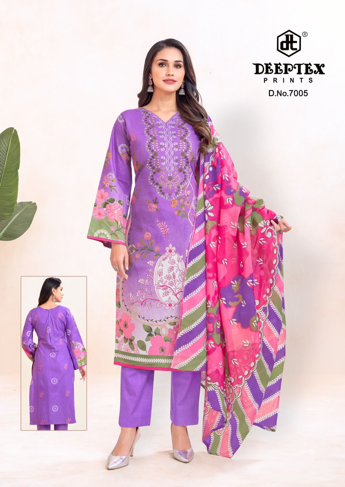₹599! Deeptex Karachi Cotton Dress Materials