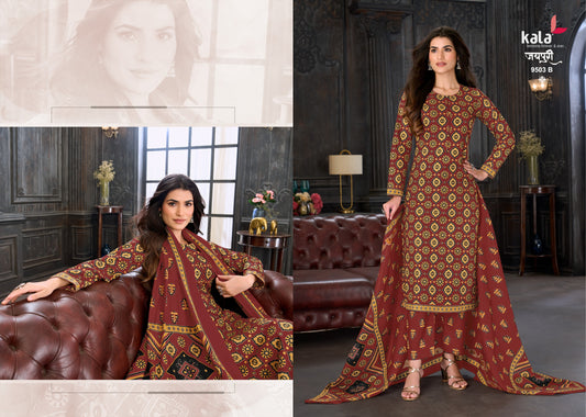 ₹549! Jiafashion Jaipuri Cotton Dress Materials