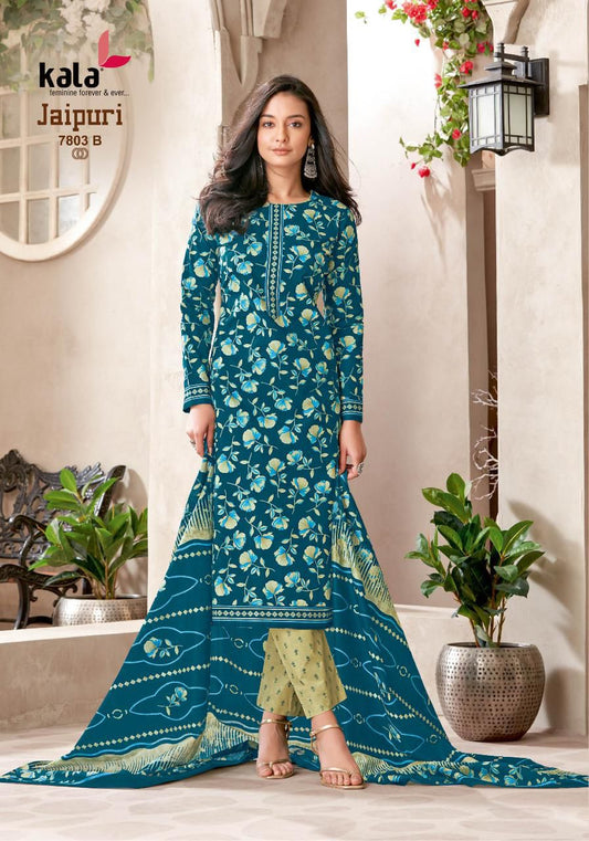 ₹549! Jiafashion jaipuri Cotton Dress Materials