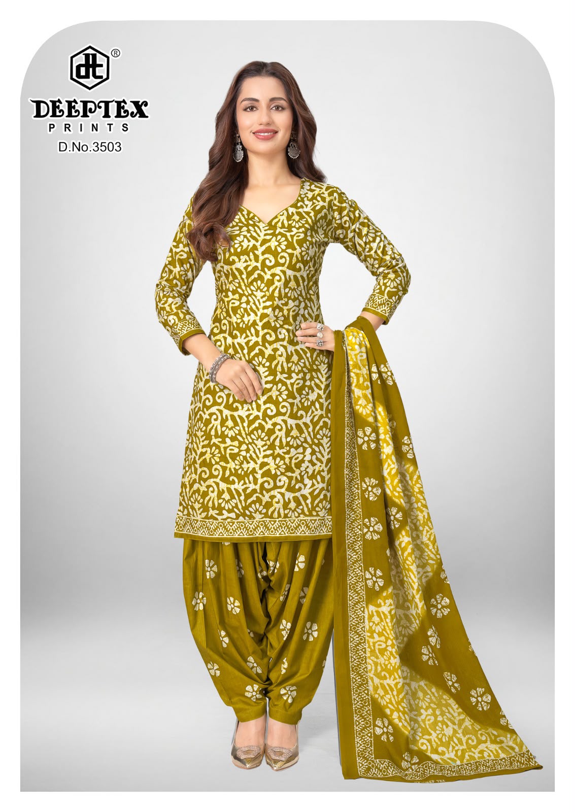 ₹549! Deeptex Batik Cotton Dress Materials