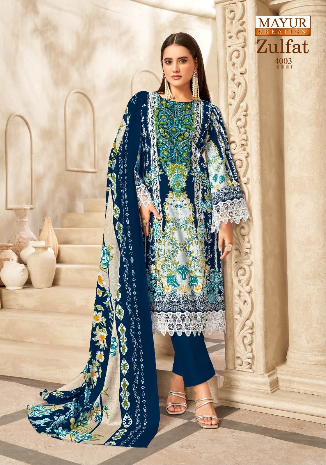 ₹549! Jiafashion Pakistani cotton dress materials