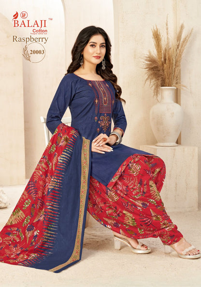 ₹699! Jiafashion Embroidery cotton dress materials