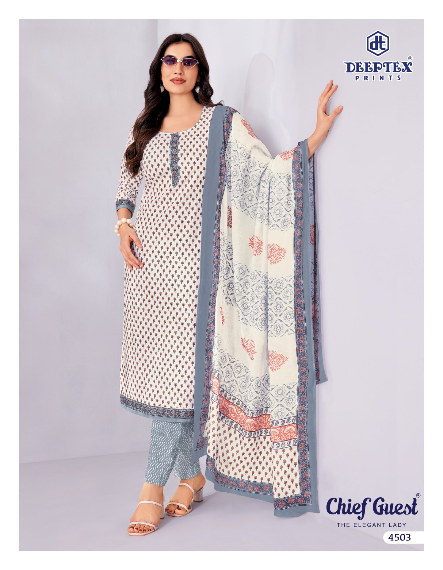 ₹625! Deeptex Cambric Cotton Dress Materials