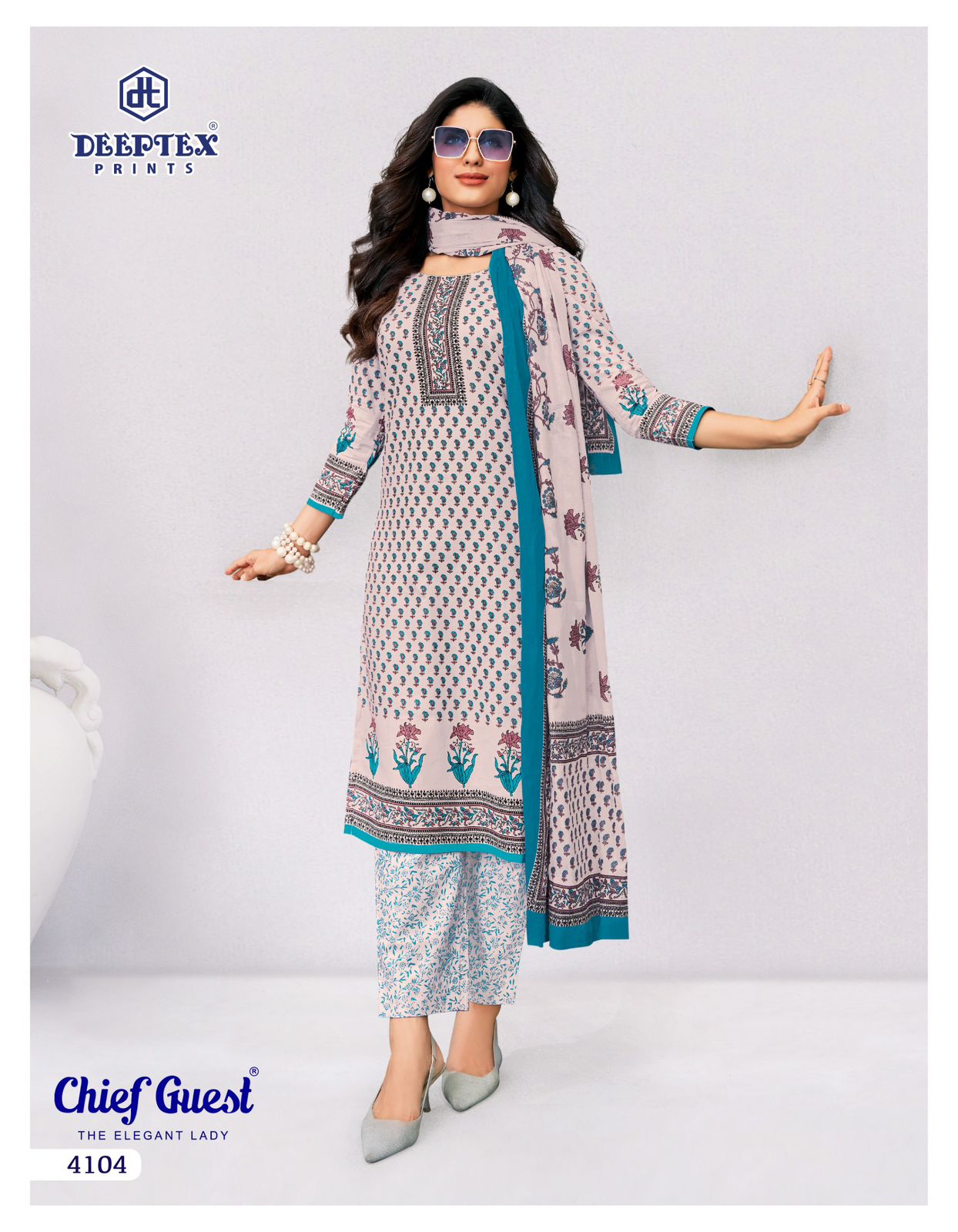₹599! Deeptex Cambric Cottn Ethnic Suits
