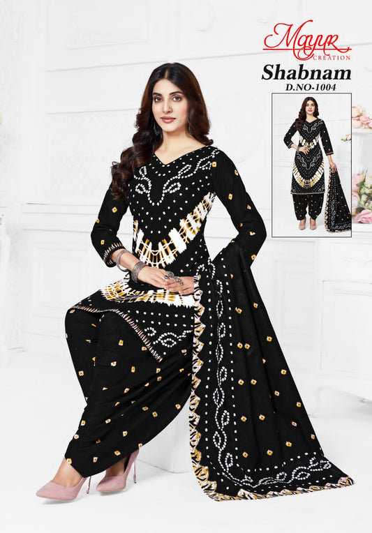 ₹549! Jiafashion Bandhani Cotton Dress Materials