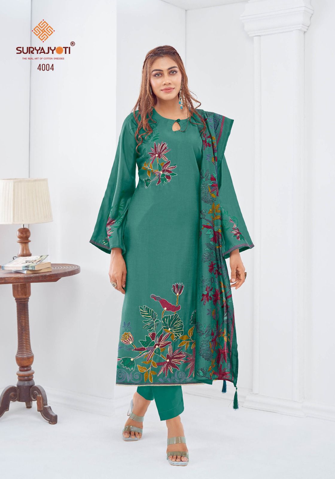₹1199! Jiafashion Silk Designer Dress Materials