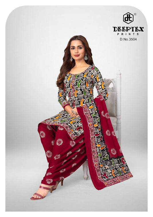 ₹549! Deeptex Batik Cotton Dress Materials