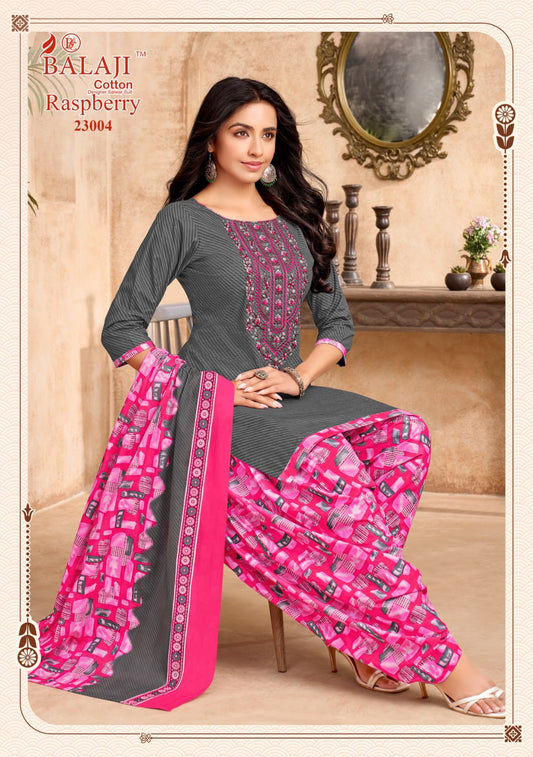 ₹699! Jiafashion Embroidery Cotton Dress Materials