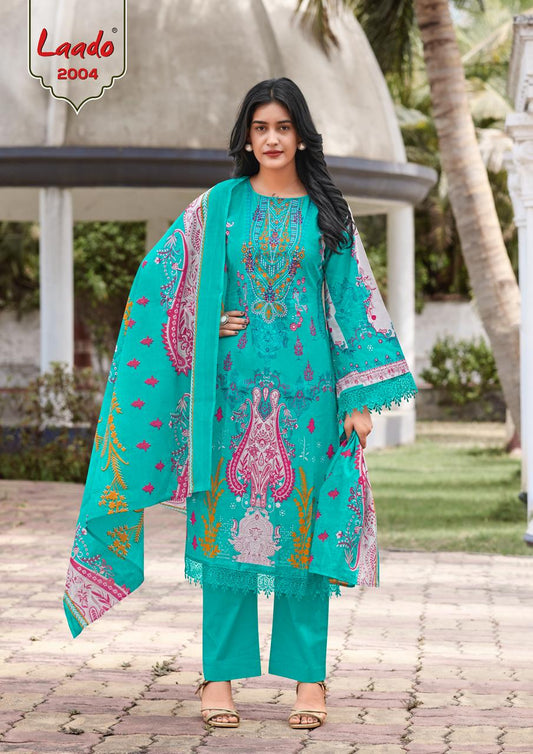 ₹549! Jiafashion Pakistani Cotton Dress Materials
