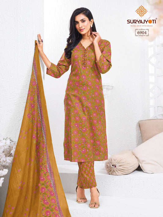 ₹599! Suryajyoti Trendy Cotton Suits