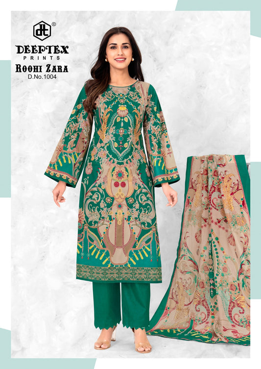 ₹625! Deeptex Karachi  Cotton Printed Dress Materials