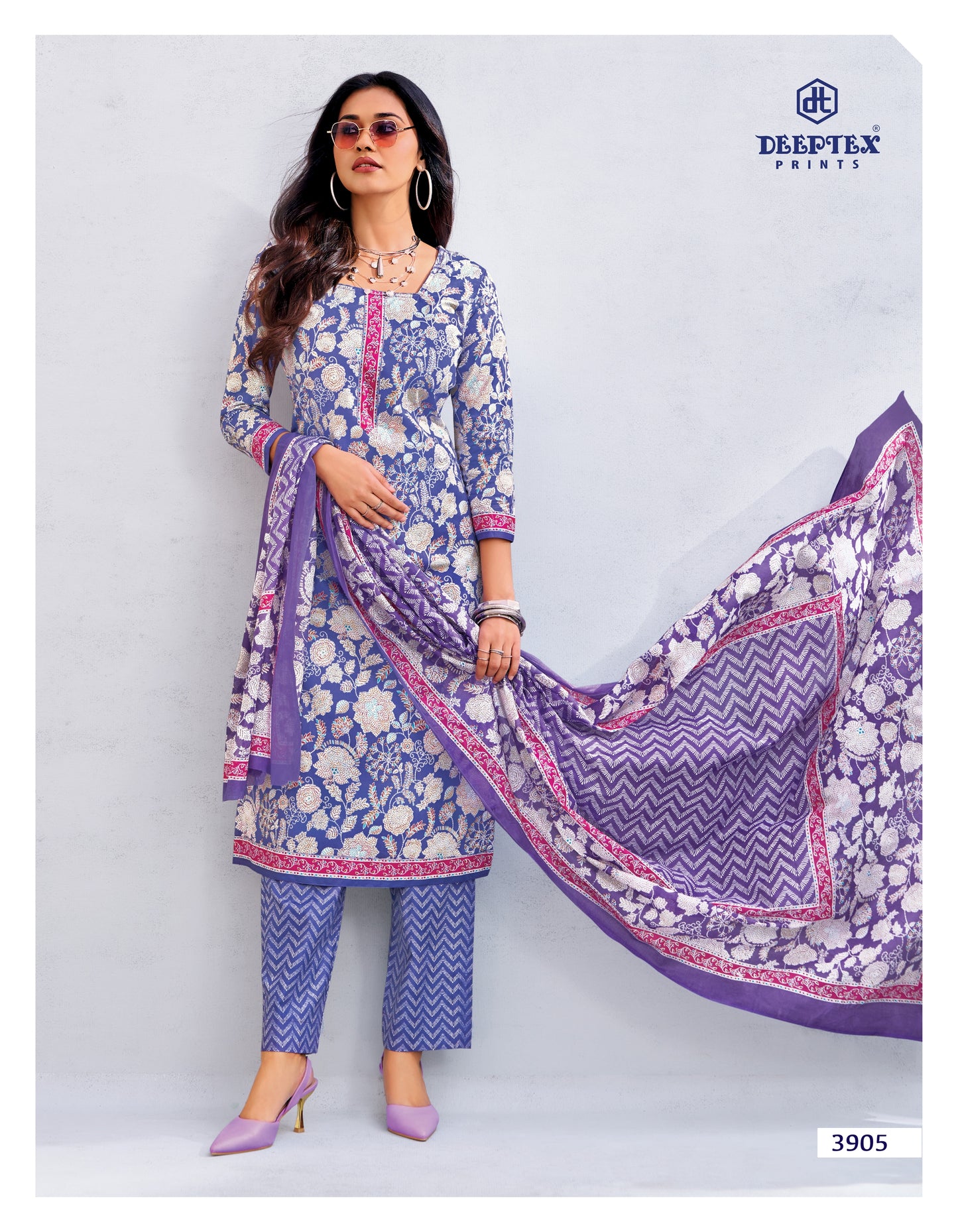 ₹599! Deeptex cambric cotton dress materials