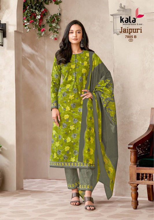 ₹549! Jiafashion jaipuri Cotton Dress Materials