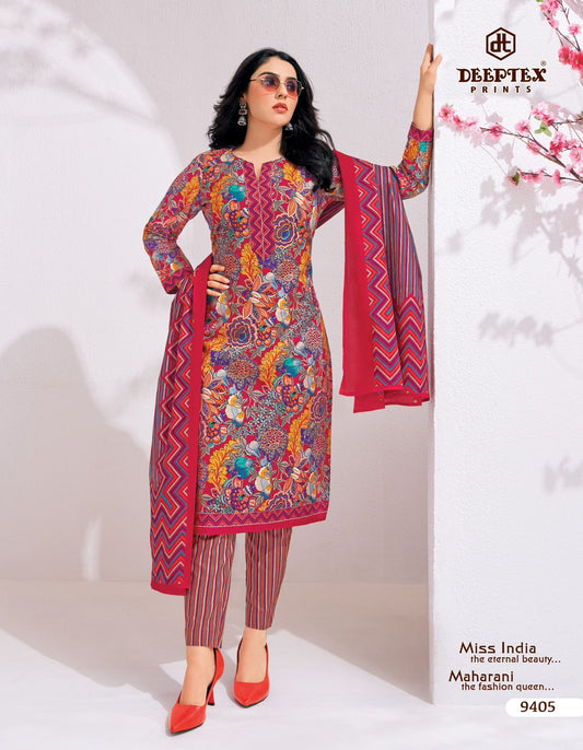 ₹525! Deeptex cotton printed dress materials