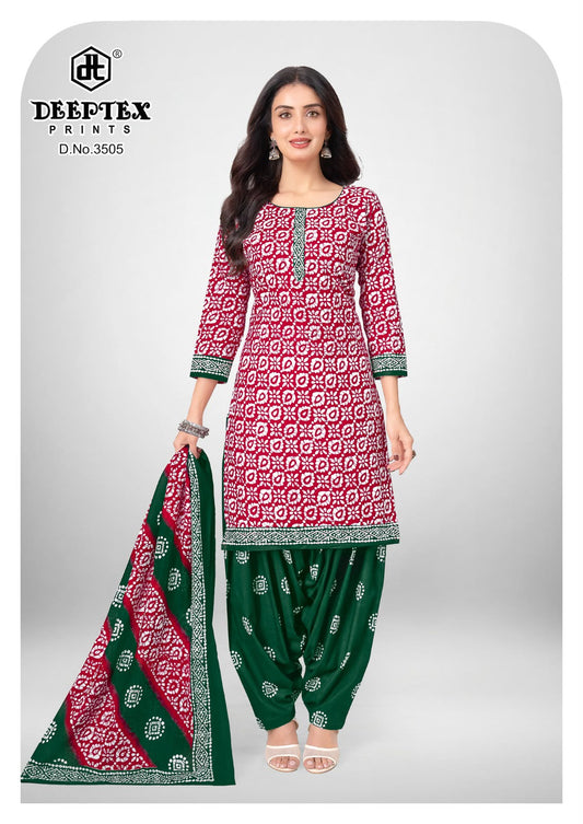 ₹549! Deeptex Batik Cotton Dress Materials
