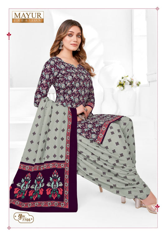 ₹525! Mayur cotton printed dress materials