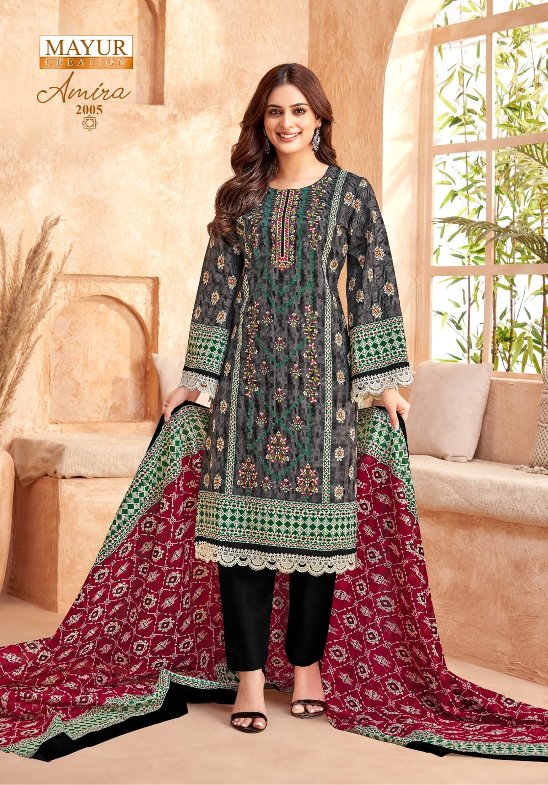 ₹599! Jiafashion Pakistani cotton dress materials
