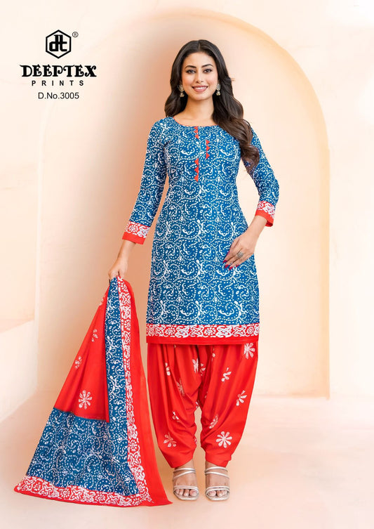 ₹525! Deeptex batik cotton dress materials