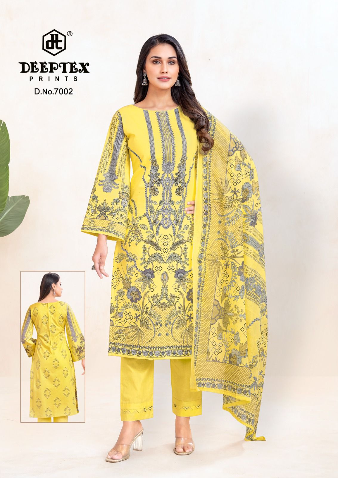 ₹599! Deeptex Karachi Cotton Dress Materials