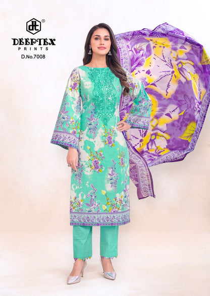 ₹599! Deeptex Karachi Cotton Dress Materials
