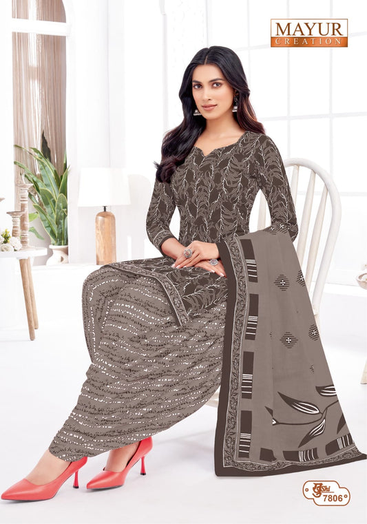 ₹525! Mayur cotton printed dress materials