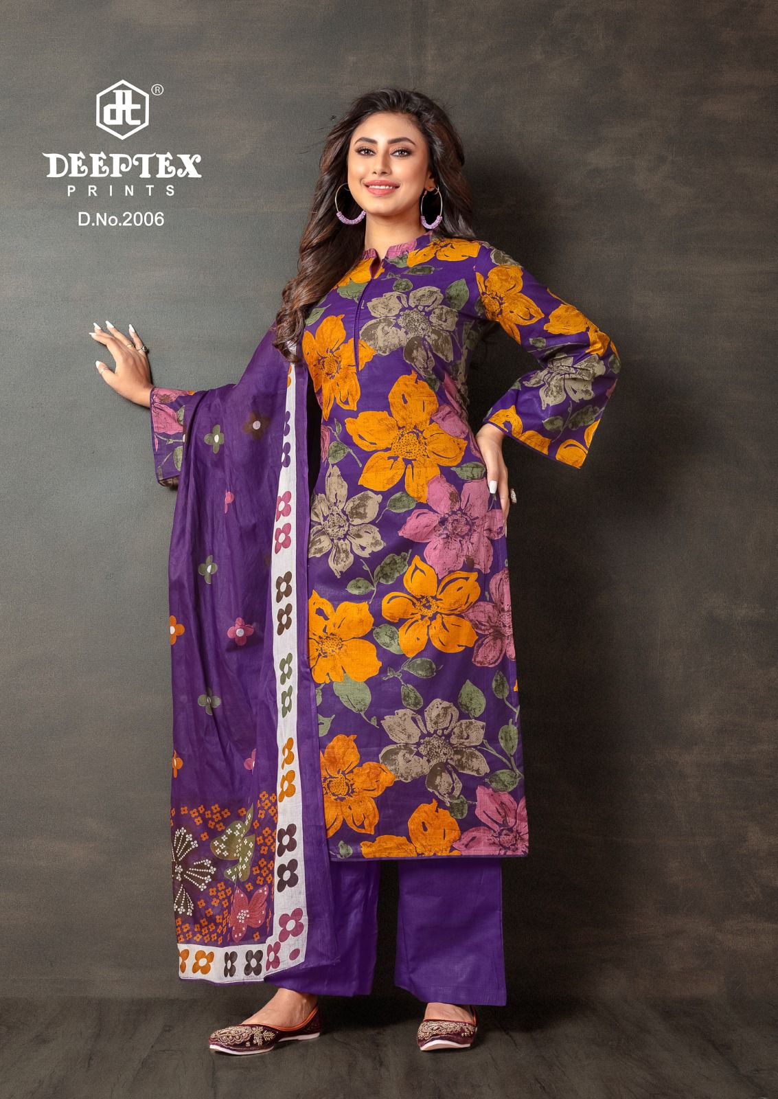 ₹ 599! Deeptex Lawn Cotton Dress Materials