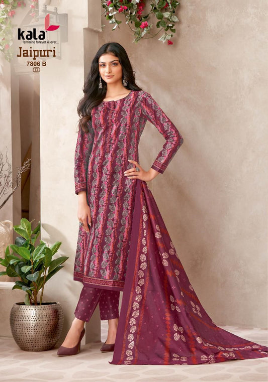 ₹549! Jiafashion jaipuri Cotton Dress Materials