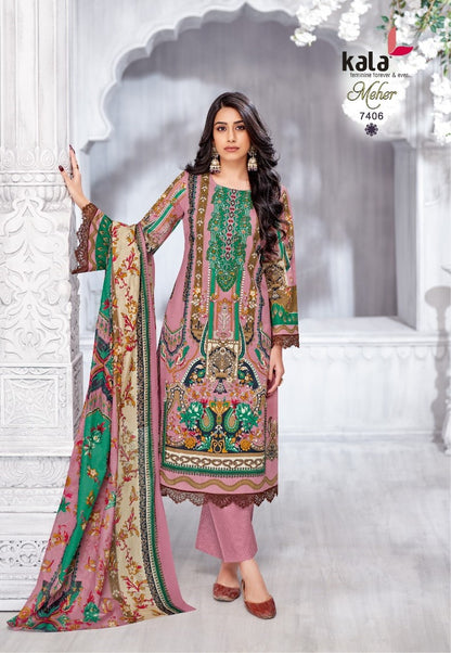 ₹549! Jiafashion karachi cotton dress materials