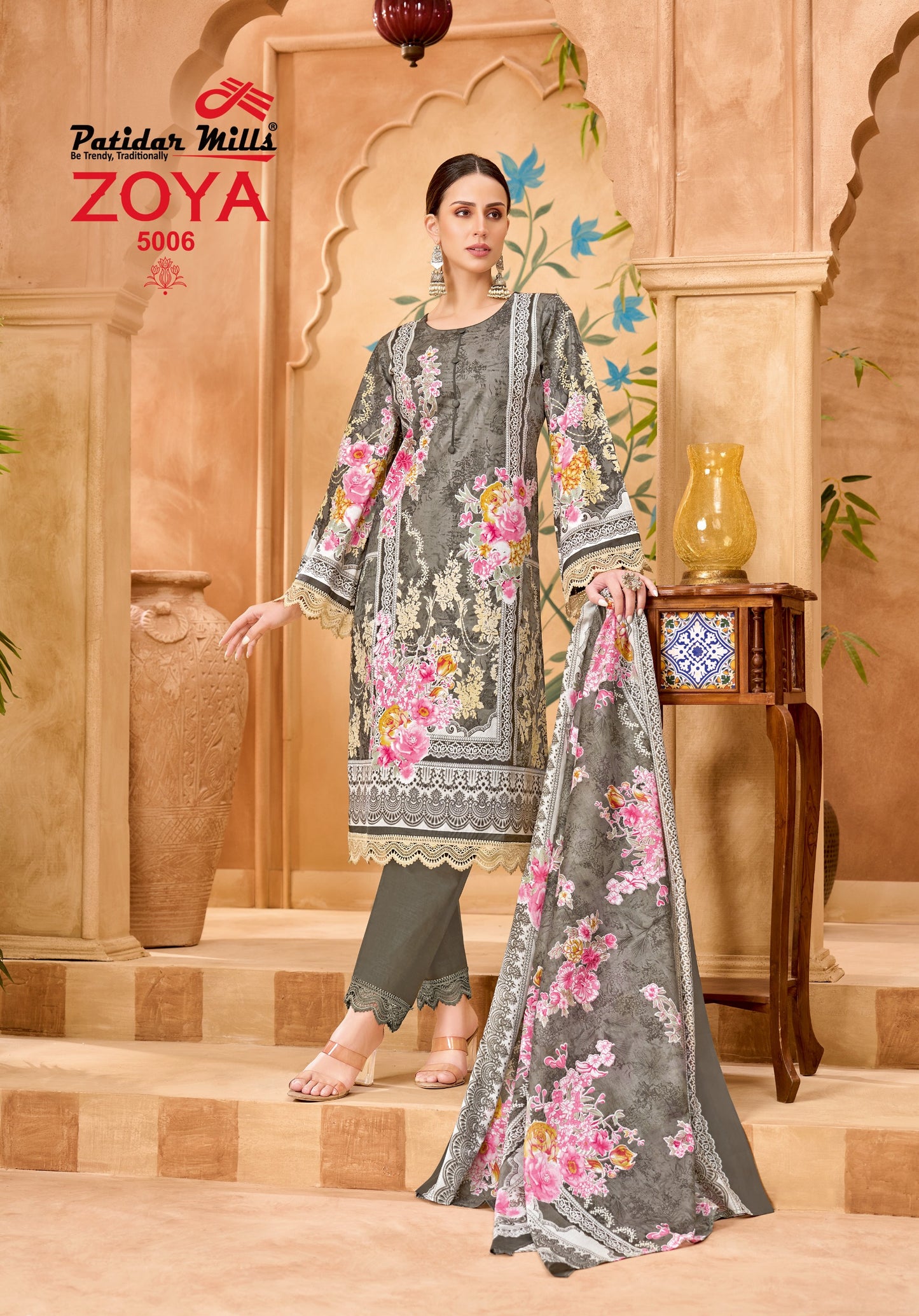 ₹575! Jiafashion Soft Cotton Karachi Suits