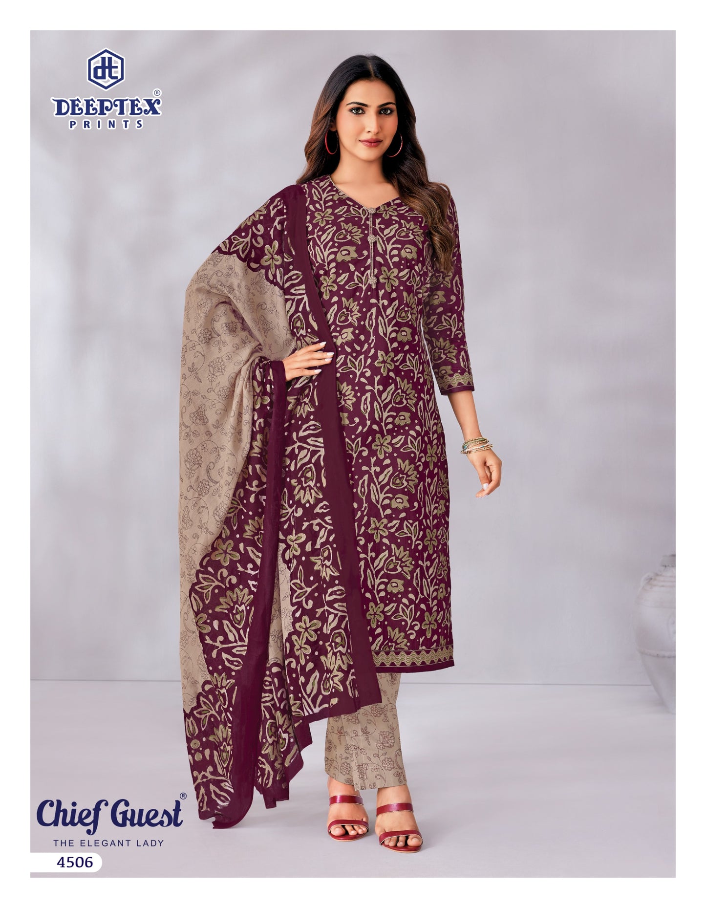 ₹625! Deeptex Cambric Cotton Dress Materials