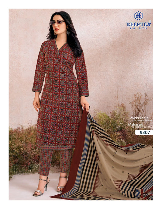 ₹525! Deeptex cotton printed dress materials