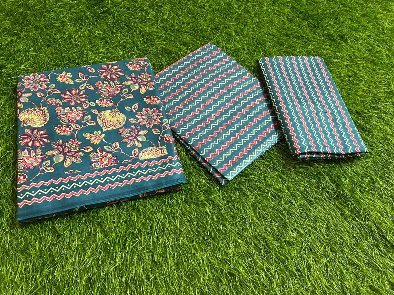 ₹549! Jiafashion Cotton Printed Dress Materials