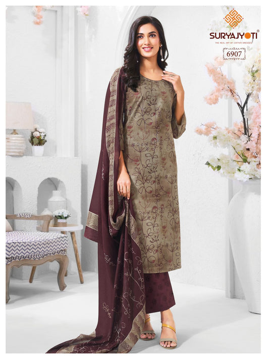 ₹599! Suryajyoti Trendy Cotton Suits