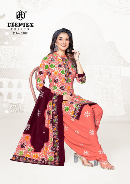 ₹525! Deeptex batik cotton printed dress materials